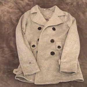 Joujou gray trench coat